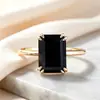 Anillo de Mujer Tilianni de Moda de Lujo Ligero con Piedra Preciosa, Anillo de Dedo Exquisito de Gama Alta, Joyería para Boda y Compromiso