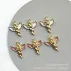 Vintage barroco óleo gota pingente gordinho pouco anjo liga pingente diy mão- feito brincos headwear atacado