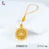 Método Antigo Areia Dourada Cravejado com Diamantes Oito Tesouros Auspiciosos Rotativo Luo Pan Pingente Ornamento Estilo Tendência Chinesa Sensação de Alto Padrão Pingente Rotativo