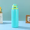 Copo de Frutas de Alto Valor Grande Capacidade Aço Inoxidável 304 Copo Térmico Portátil Garrafa de Água Esportiva Copo Duplo para Beber