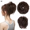 Comercio Exterior Peluca Moño Pieza de Cabello Anillo para el Cabello Largo Rizado Esponjoso Anillo para el Cabello Moño Perezoso Pieza de Cabello Envoltura para el Cabello Cabello