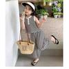 Traje de Verano para Niñas, Nuevo Estilo de Verano para Bebés Celebridades de Internet, Ropa de Verano para Niños, Traje de Pantalón a la Cintura