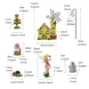 Decoración de resina de monumento de gato de luna nueva transfronteriza estatua de lápida de mascota gato lunar con alas escultura de césped