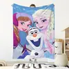 Manta de Franela Linda de la Princesa Elsa de Frozen Manta de Siesta para Niños Dormitorio de Estudiantes Manta Cálida