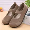 Zapatos para Mujer 2026 Primavera/Verano Nuevos Transpirables Zapatos para Personas Mayores Sin Cordones Zapatos para Mamá Moda Casual Zapatos de Tela Old Beijing