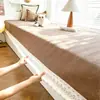 Esterilla de Chenilla Color Café para Ventana Saliente, Modelo Nuevo para Todas las Estaciones, Tatami Moderno para Dormitorio, Balcón, Funda de Cojín Antideslizante