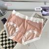 Pantalones de mascarilla ultrafinos de verano 7A, ropa interior de seda de hielo sin costuras para mujer, cintura media, Taxol, entrepierna antibacteriana, triángulo desnudo, venta al por mayor