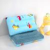 Almohada para Bebé de Algodón Puro, Almohada Pequeña Desmontable y Lavable para Niños, Almohada Relajante con Forma de Frijol para Bebé de 1-2-6-12 Años