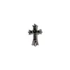 Accesorios para Uñas con Circonita Cruzada Estilo Punk Oscuro Retro Corazón Gótico Pedrería para Uñas Diamante Incrustado 3D Accesorios Venta al por Mayor