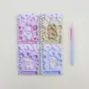 Cuaderno de Anillas A7 con Temática de Mascotas Dulces y Lindas, Cuaderno Lindo de Dibujos Animados 3D Estilo Gominola para Estudiantes