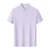 Camisa Polo Masculina com Adesivo Contínuo, Uniforme de Golfe Transfronteiriço, Roupas de Golfe com Proteção UV, Logotipo Personalizado
