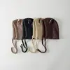 Gorros Infantiles Coreanos Qiunan Invierno Nueva Moda Lindos Tejidos A Prueba de Viento Cálidos Chal Gorro para Bebé Venta al por Mayor