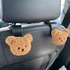 Gancho de oso creativo para respaldo de asiento de coche Han Feng, gancho de almacenamiento de acabado con colgante de plástico decorativo para coche
