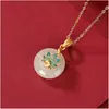 Conjunto de Brincos, Pulseira e Anel de Pavão em Cloisonné de Jade Hetian Natural Banhado a Ouro Puro S925 Corrente Nacional Fivela Segura