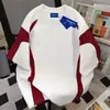 Design de Nicho Estilo Americano Casual de Verão Solto Simples Manga Curta Camiseta Unissex Versátil Top Básico