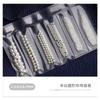 Joyería para Manicura Estilo Japonés Semicírculo Blanco Puro Blanco Roto Perla Perla de Forma Especial Fototerapia Uña diy Perla Pequeña