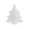 Campana de estrella de cinco puntas con pintura de color transfronterizo, campana creativa de hierro para árbol de Navidad con cuerda, accesorios de decoración navideña DIY