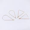 Accesorios diy arete gota de agua clip para oreja triángulo colgador de arete de nueve palabras material para arete hecho a mano