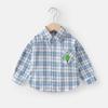 Ropa de Bebé 2025 Camisas de Cuadros de Manga Larga para Niños Tops para Niños y Niñas Primavera y Otoño Ropa Casual para Niños Camisas para Niños