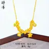 Colar Gelo Triturado Dourado Brilhante Estilo Livro Vermelho Pequeno, Novo Anel de Corrida Esmaltado Corrente Clavícula Gelo Triturado