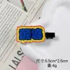 Nuevos pasadores de pelo con texto peculiar, pasadores laterales divertidos y lindos, pasadores personalizados para flequillo, accesorios para el cabello de un yuan de puestos callejeros