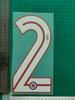24 Blue Cross Away A Número de Jugador Letra Brazalete Estampado en Caliente Número Mapa de Transferencia Térmica Camiseta Suministros para Camisetas