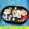 Bandeja Flutuante de Água de Rattan Bali Vietnã Cesta de Café da Manhã Pousada Hotel Villa Piscina Prato Redondo para Frutas