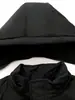 Casaco de algodão quente de comprimento médio com capuz removível para atacado para homens, jaqueta de algodão espessada casual de inverno para homens de meia-idade e idosos M799