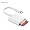 Para Apple SD / TF Card Reader Huawei tipo-c 2-in -1 Camera OTG Conversor de Cartão de Memória