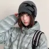 Gorro de Jiying Yi con Estampado Irregular de Estrellas, Gorro de Invierno Cálido para Mujer, Gorro de Punto Otoño/Invierno 2026