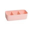 Caja de Almacenamiento de Calcetines de Cinco Compartimentos para Dormitorio, Apilable Material ABS Organizador de Ropa Interior de Tres Compartimentos Caja de Almacenamiento de Escritorio