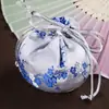 Bolsa de Consejos Estilo Étnico Chino Bolsillo de Ramillete Joyería Regalo Boda Dulces Cuentas de Buda Pulsera Bolsa de Embalaje Saquito Repelente de Mosquitos Bolsa Vacía