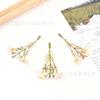 Simulação de grama flor diy hanfu grampo de cabelo flor chapéu de mestre fãs rosto decorativo casamento flor parede fotografia adereços