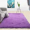 Alfombra de lana larga estilo europeo ins transfronteriza alfombra de dormitorio alfombra de casa tapete de piso terciopelo pv gris alfombra de piso completo para sala de estar mesa de centro