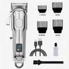 Set de Cortapelos Eléctrico Transfronterizo con Recortadora de Cabello Recargable y Máquina Cortapelos Combo