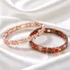 Pulseras Magnéticas de Energía para Parejas de Venta Caliente en Comercio Exterior con Diseño de Alta Gama, Pulseras de Cadena de Reloj Portátiles por Ambos Lados, Accesorios de Mano de Moda