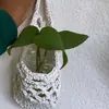 Nuevo Florero de Crochet Colgante Más Vendido en Amazon Bolsa de Red Organizador de Almacenamiento de Frutas de Cocina Montado en la Pared Red de Almacenamiento