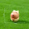 Huevo de Pascua de Peluche de Capibara para Decoración de Jardín, Adorno DIY, Pieza de Exhibición de Escritorio
