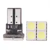 Luz LED T10 5050 4SMD para coche, luz indicadora de ancho de alta temperatura, luz de lectura plana, enchufe de aluminio, luz de puerta, luz pequeña