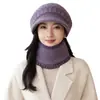 Chapéu de Lã Tricotado com Pelo de Coelho para Mulheres de Meia-Idade e Idosas Outono e Inverno com Forro de Fleece Heattech Chapéu de Pescador Moderno para Avós e Senhoras Idosas