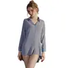 Ropa Interior Erótica Transfronteriza Xianyi Tentación de Deseo Puro Sexy Estilo Novio Camisa Pijama Bata Transparente de Gasa 498