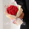 Pequeños Regalos, Flores Artificiales, Flores de Hilo Tejido, Rosas, Mini Ramos, Regalos de Flores Hechos a Mano, Accesorios, Flores Artificiales Transfronterizas
