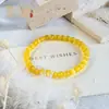 Pulsera de Piedra Ojo de Gato Rosa con Cuentas para Mujer, Estilo de Nicho Exquisito de Gama Alta, Pulsera Apilable, Pulsera de Vidrio de Color Caramelo al por Mayor