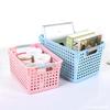Cesta de Armazenamento de Plástico para Carrinho de Bebê Caixa de Armazenamento de Brinquedos para Jardim de Infância Caixa de Armazenamento de Lanches para Mesa Cesta de Armazenamento para Organização de Armários