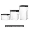 Caixa Selada Transparente Pote Plástico Recipiente para Armazenamento de Alimentos Pote de Armazenamento Cozinha Lanche Geladeira Caixa Plástica com Tampa