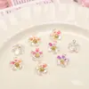 Colgante de Flor de Cerezo con Gradiente de Colores 1 Pieza Pulsera de Cuentas Hecha a Mano DIY Accesorios Decorativos Estilo Antiguo Materiales Venta al por Mayor