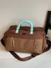 Bolsa Esportiva e de Fitness Transfronteiriça com Compartimentos Separados para Molhados e Secos, Compartimento Independente para Sapatos, Bolsa de Yoga para Mulheres, Grande Capacidade, Bolsa para Viagens de Curta Distância com Acabamento de Alta Qualidade