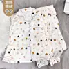 Fábrica de origem pijamas femininos DeRong 2026 primavera e outono manga longa calça longa solto macio agradável à pele roupa de casa em estoque atacado