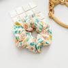 Cuerda para el pelo de gran tamaño floral de verano de tres estados para mujer, exquisito tocado, anillos para el pelo elegantes para vacaciones, accesorios para el pelo, corbata