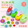 Ferramenta de Estampagem de Flores de 1,5'' Trevo de Quatro Folhas Máquina de Estampagem DIY Furador Redondo Hexagonal para Diário Furador de Flor Hexagonal